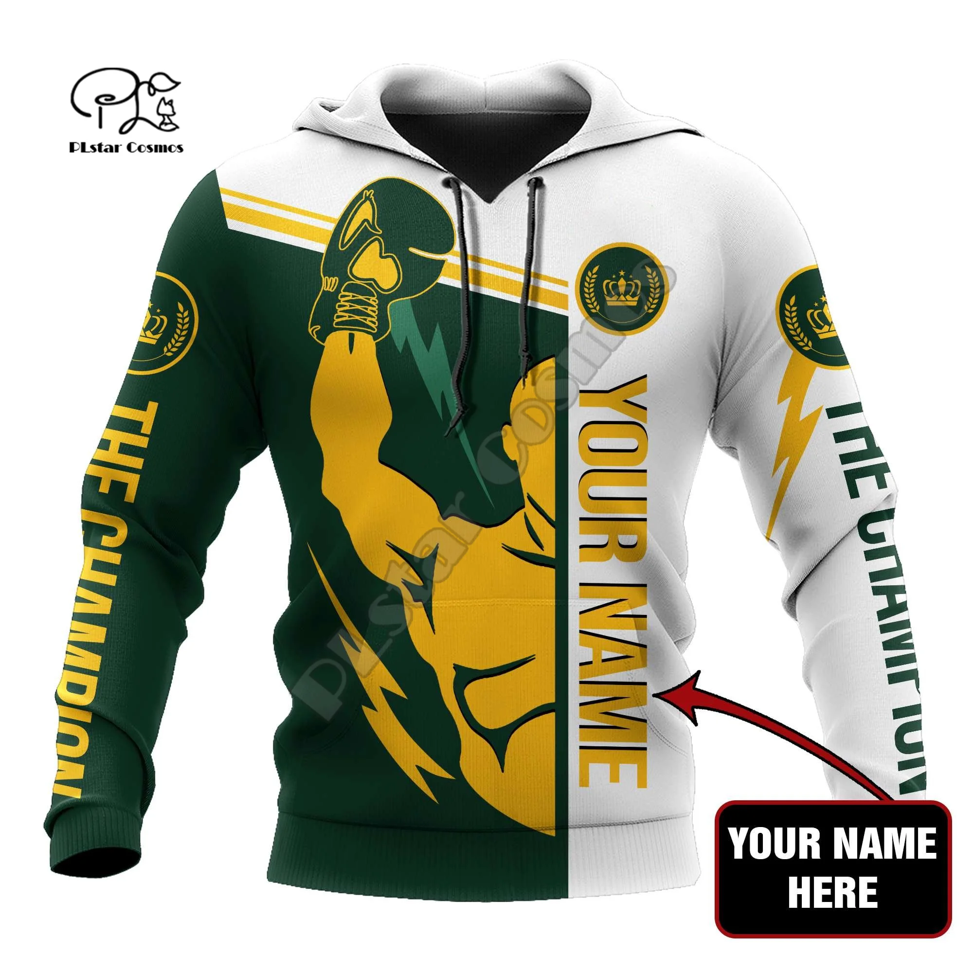 NewFashion Cosplay Sports Boxing Fighting Champion Sportswear Tracksuit 3DPrint Men/Women Funny Autumn Casual Jacket Hoodies B10