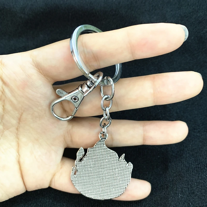 Металлический брелок для ключей Totoro JiJi calcium Fer с 5 подвесками из цинкового сплава