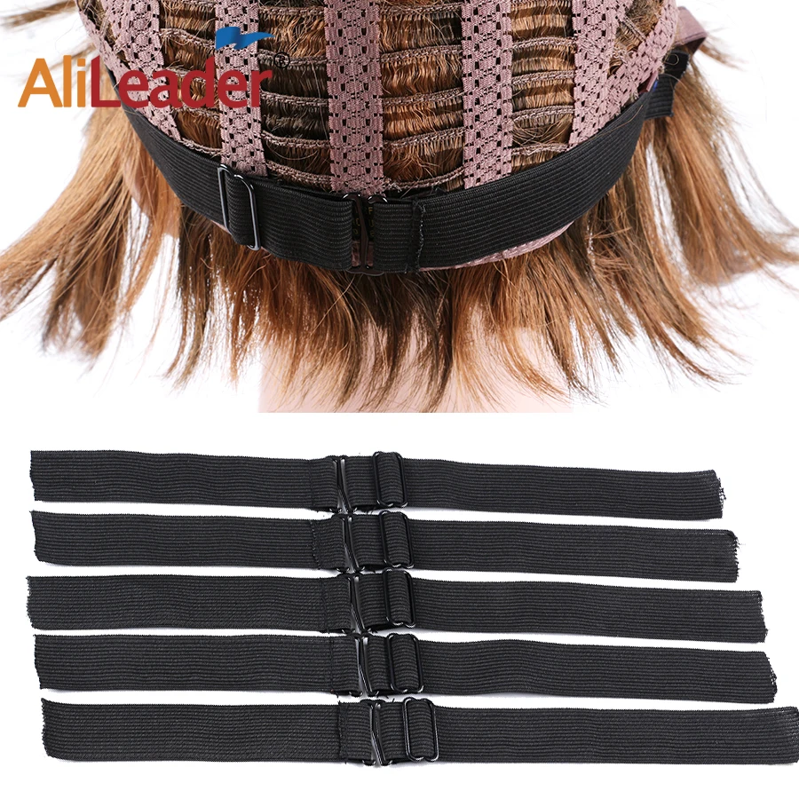 

AliLeader 5 PCS/Lot Adjustable Elastic Band Sewing for Making wigs Tools 30cm High Elastic Breathable 2.5cm Width