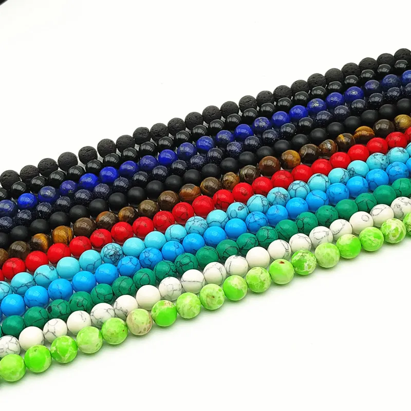 Бусины из натурального камня для изготовления ювелирных изделий браслет