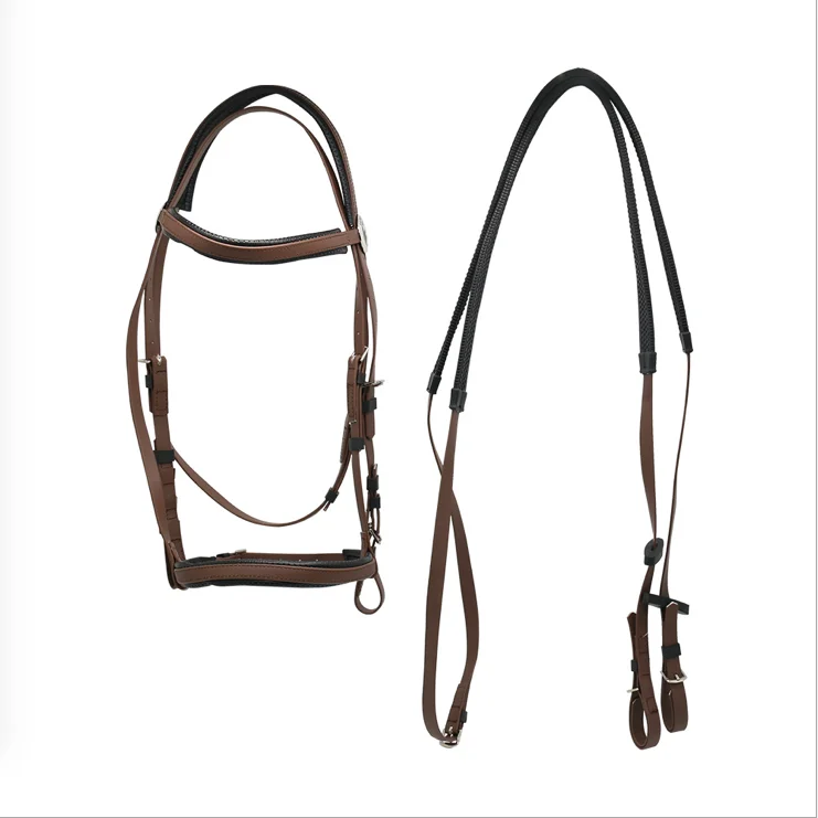 

Harness supplies PVC single nose ring bridle horse bridle waterproof dirt-resistant speed racing water reins