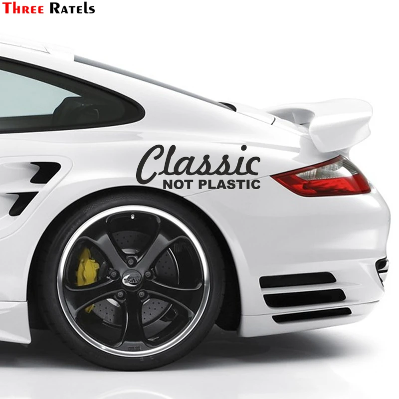 Классическая не пластиковая забавная виниловая Автомобильная наклейка Three Ratels