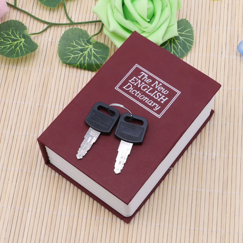 

Mini Home Security Dictionary Book Safe Cash Jewelry Storage Key Lock Box Hot P9YF
