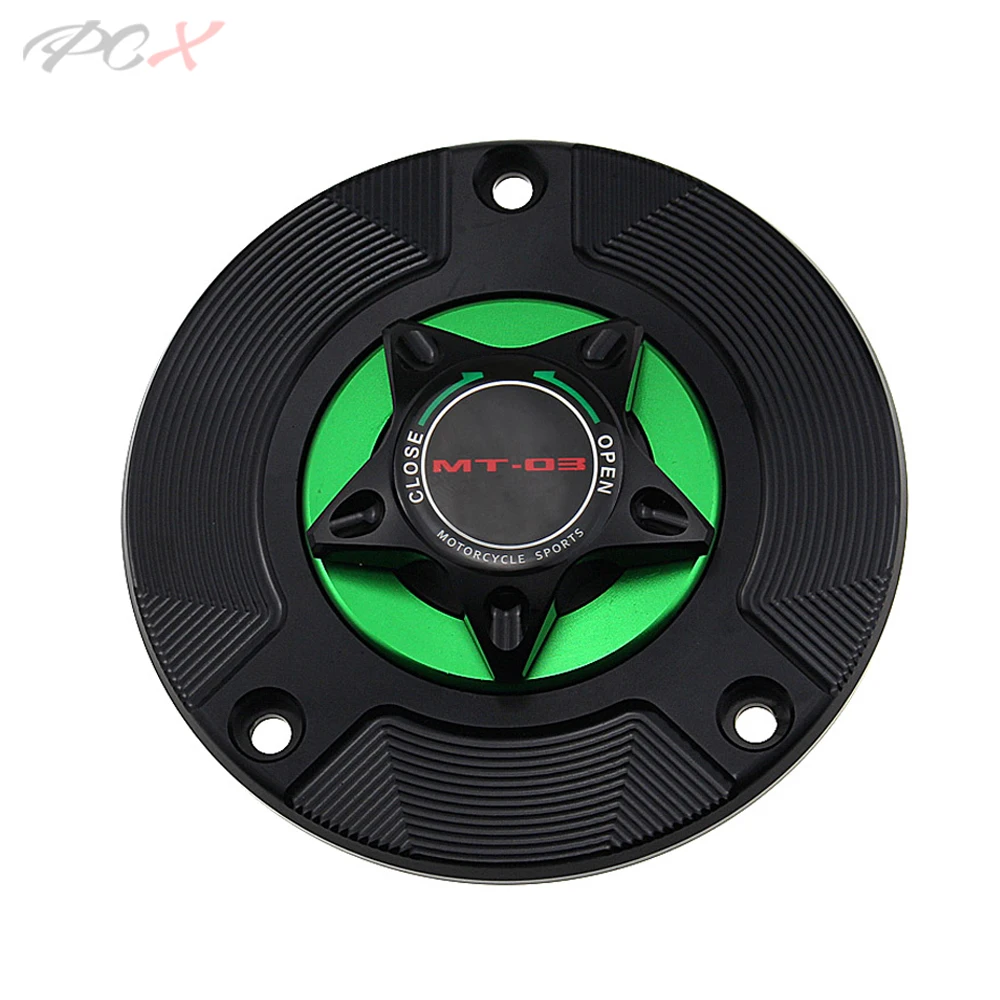 

8 Colors CNC Aluminum Keyless Motorcycle Accessories Fuel Gas Tank Cap Cover for Yamaha MT-03 MT03 MT 03 2015 2016 2017