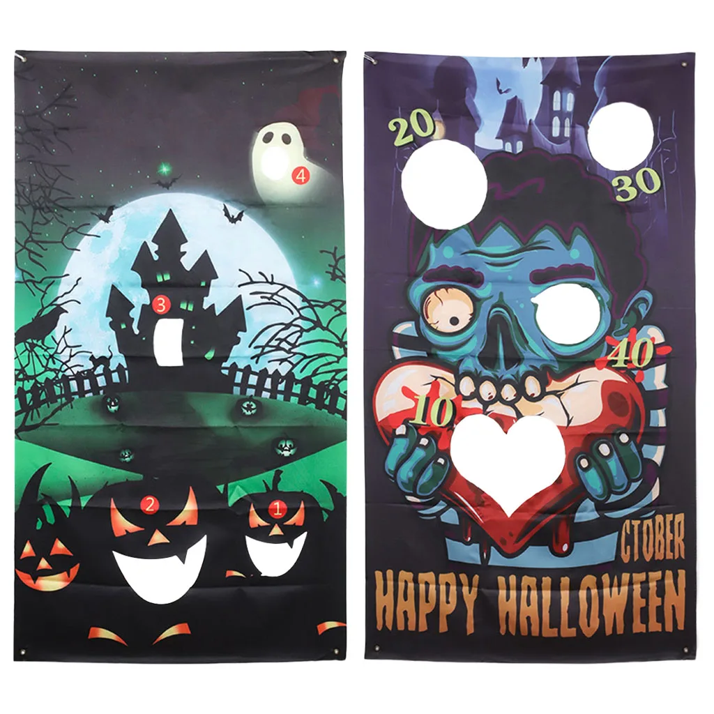 Забавный игровой баннер с 3 пакетами и веревкой для детей взрослых товары улицы