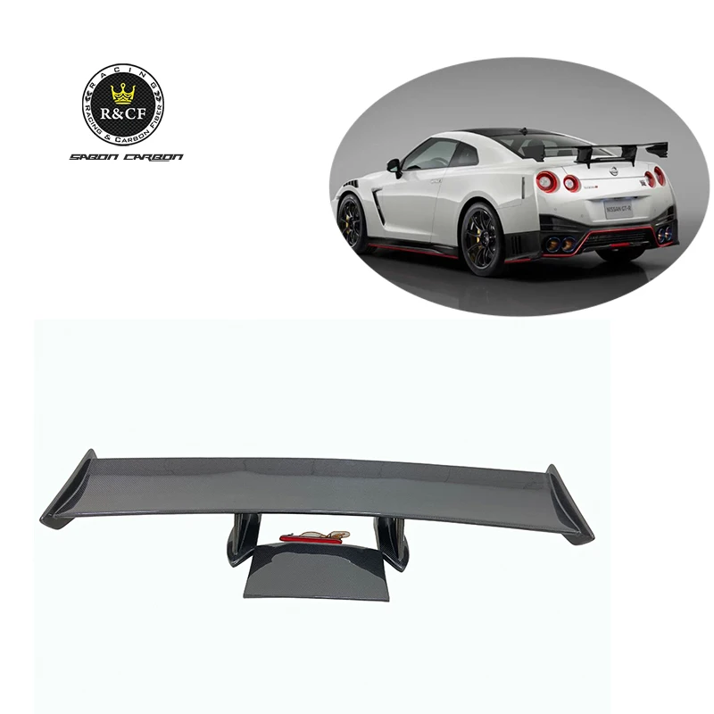 Спойлер 09 16 GTR R35 GT Wing W/светильник NS Style спойлер для заднего багажника из