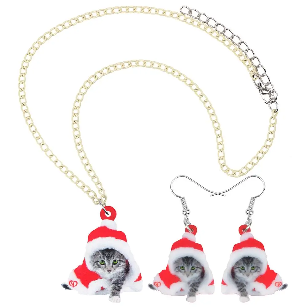 Набор из колье и серёг с короткой шерстью | Украшения аксессуары