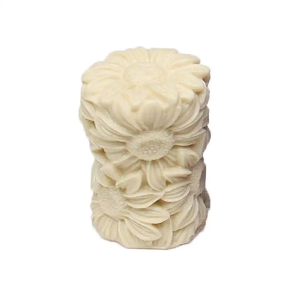 3D Свеча в виде подсолнуха силиконовая форма для мыла Сделай Сам Арома свеча