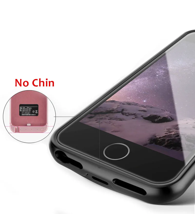5500mAh зарядное устройство чехол для iPhone 6 6s 7 8 plus чехол питания для iPhone XR XS Max 5000mAh внешний аккумулятор зарядное устройство чехол