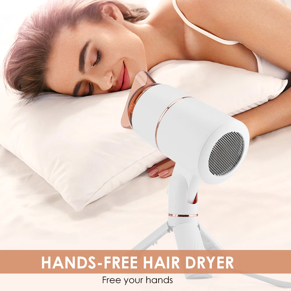 Ионный складной профессиональный фен для волос 1000 Вт 3-скоростной быстрый нагрев