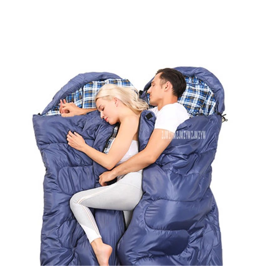

TXZ-SD202 Adults' 4 Season Hollow Cotton Splicing Sleeping Bags Outdoor Sports Thick Hiking Camping Climbing Warm Sleeping Bag