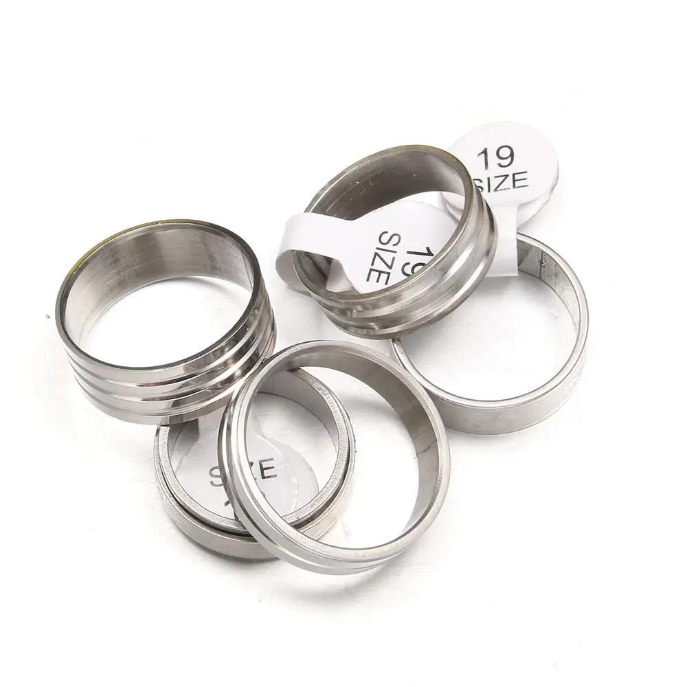 

MixMax 20Pcs Women's Man's Stainless Steel Rings Mixed Styles Luxury Quality Jewelry Wholesale Lot Ring Brand New Free Shipping