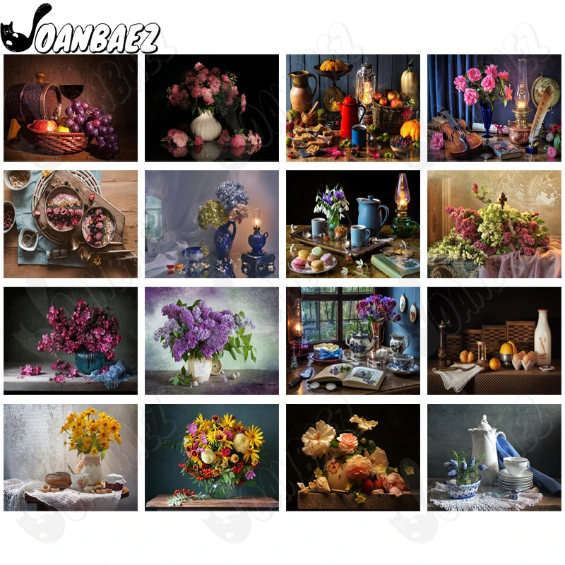 

Diamond Painting Vintage Vase 5D Diy Grape Mosaic Picture Still Life Cross Stitch Still Life Sticker Diamond Embroidery Gift