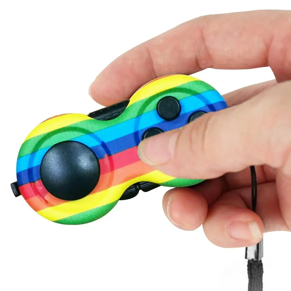 

Детская Расслабляющая игрушка Fid-get антистрессовая игрушка для взрослых детей Fid-get Pad игрушка для снятия стресса с пальцами Рождественский п...