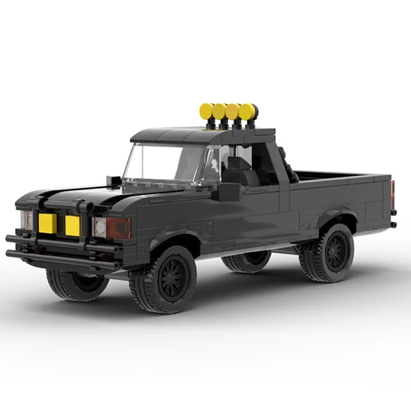 

MOC Mocie Back to the Future ToyotaED Pickup Truck Simulation Truck Model Building Blocks Bricks Diy Toys Xmas Kids