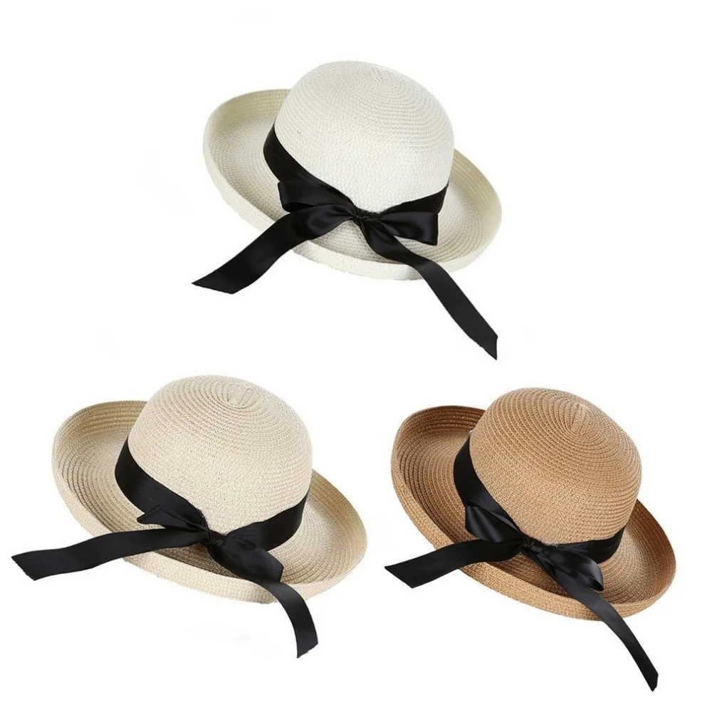 2018 женские летние шляпы для плавания круглые соломенные на плоской подошве