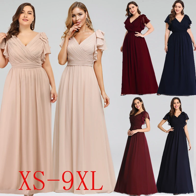 Платья размера плюс для женщин 4xl 5xl 6xl новое летнее платье ТРАПЕЦИЕВИДНОЕ длинное