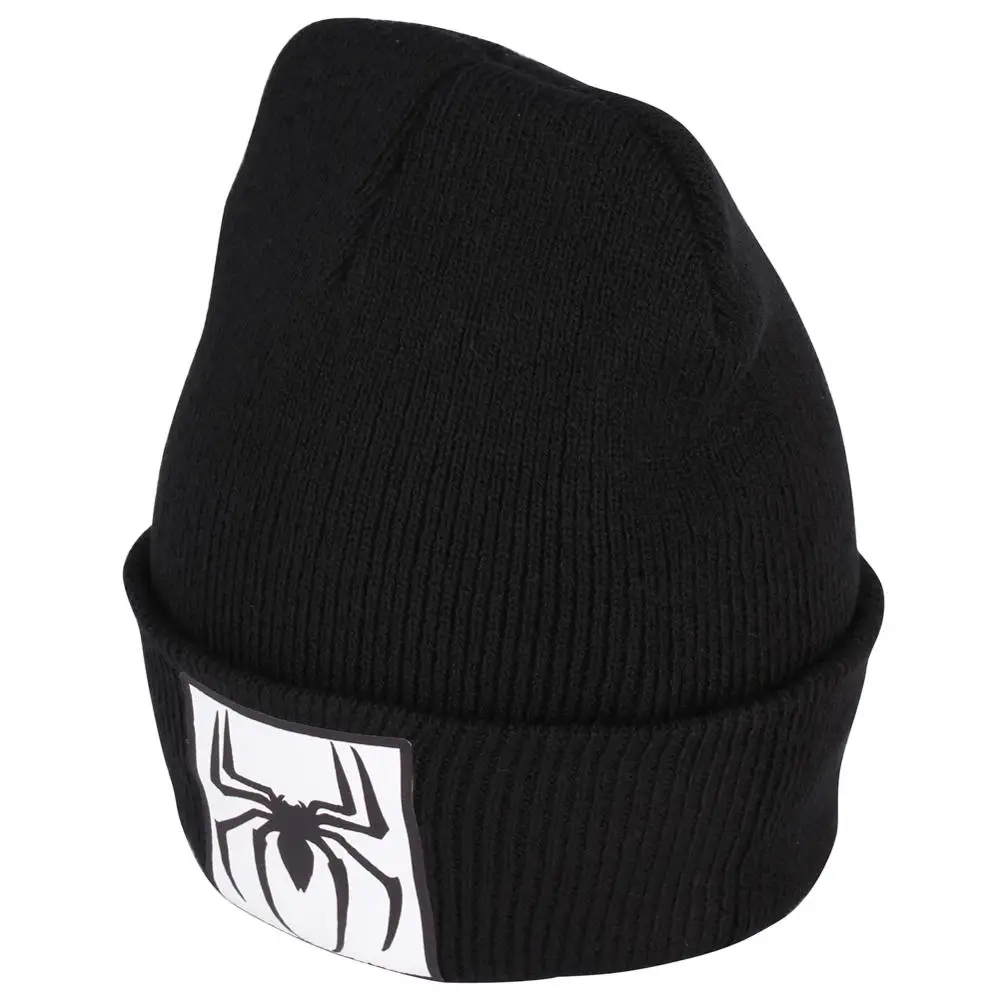 Мужские шапки Blcak шапочки с человеком пауком Skullies Bonnet зимняя шапка для девочек