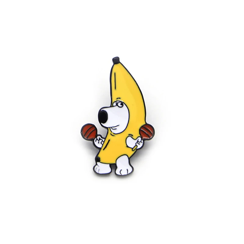 Броши с животными из мультфильмов для женщин эмалированные булавки детей