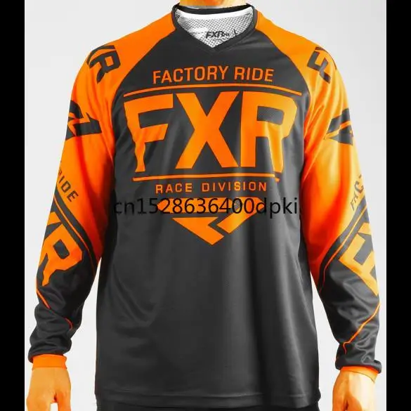 FXR 2020 MTB мотокросса MX BMX внедорожный мотоцикл гонки с длинным рукавом Футболка для