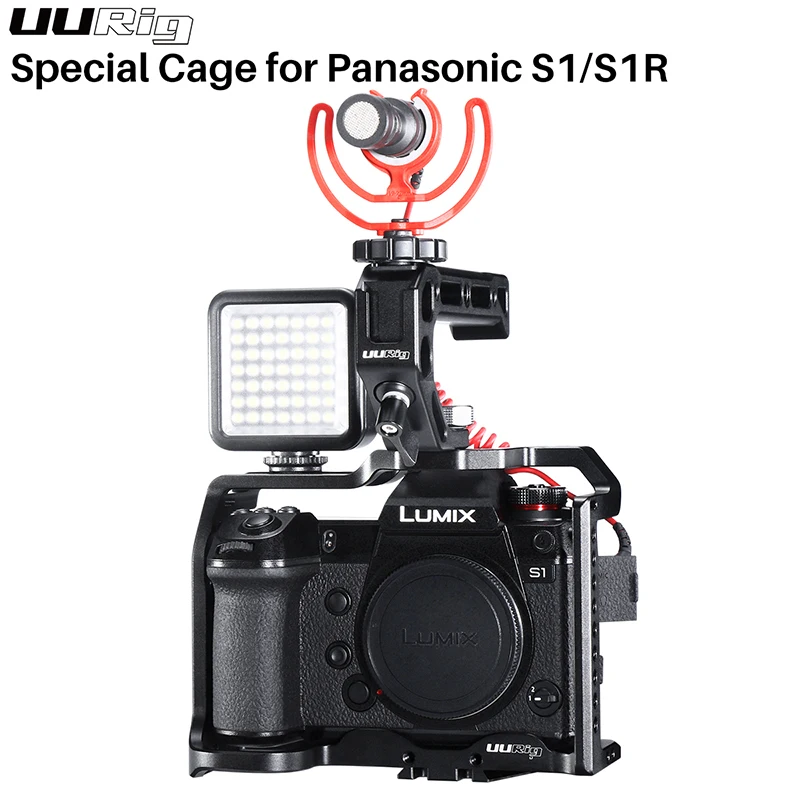 Чехол UURig для камеры Panasonic Lumix S1R S1Handgrip защитный чехол видеокамеры аксессуары DSLR |