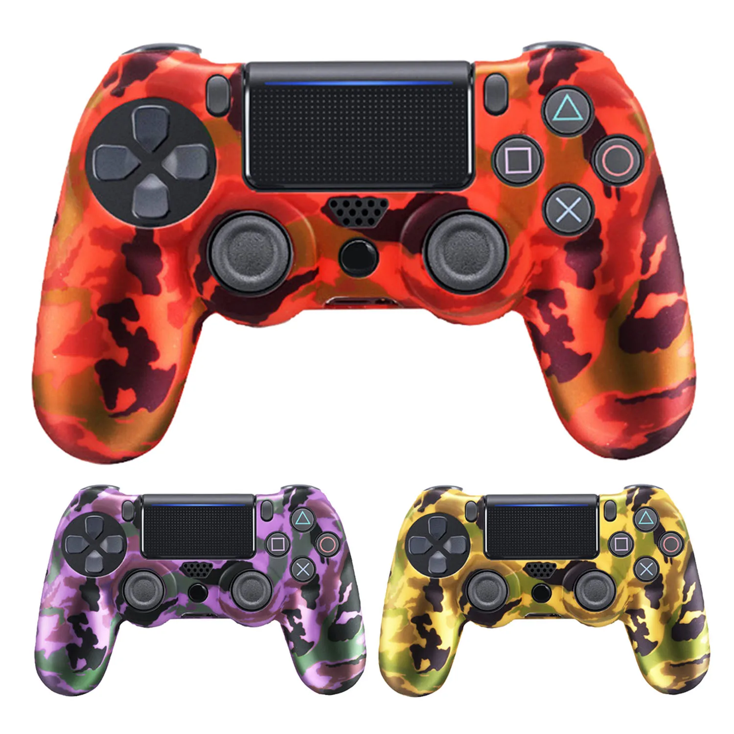 Силиконовый гелевый Чехол Bevigac для контроллера защитный чехол Sony PlayStation PS 4 PS4 Pro Slim