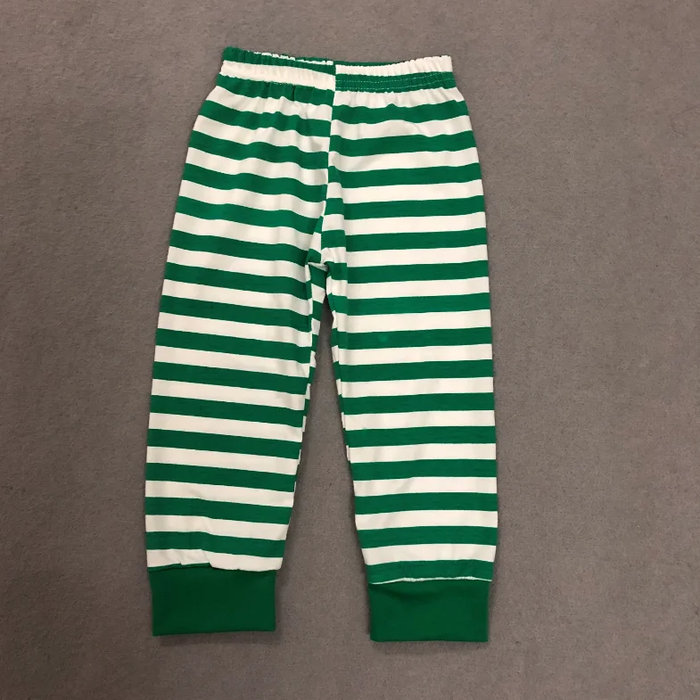 Рождественская модная Хлопковая пижама с длинными рукавами и аппликацией для