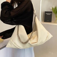 european and american simple large capacity bags ladies luxury wild2021new trendy fashion chain shoulder bag niche messenger bag