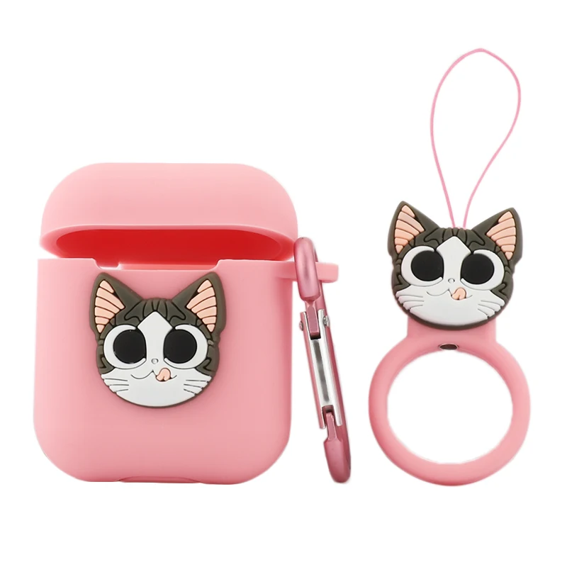 Мультфильм hello kitty силиконовый чехол для Apple гарнитура для airpods мягкий чехол для Air Pods I10 Tws коробка для наушников сумки аксессуары - Цвет: 8