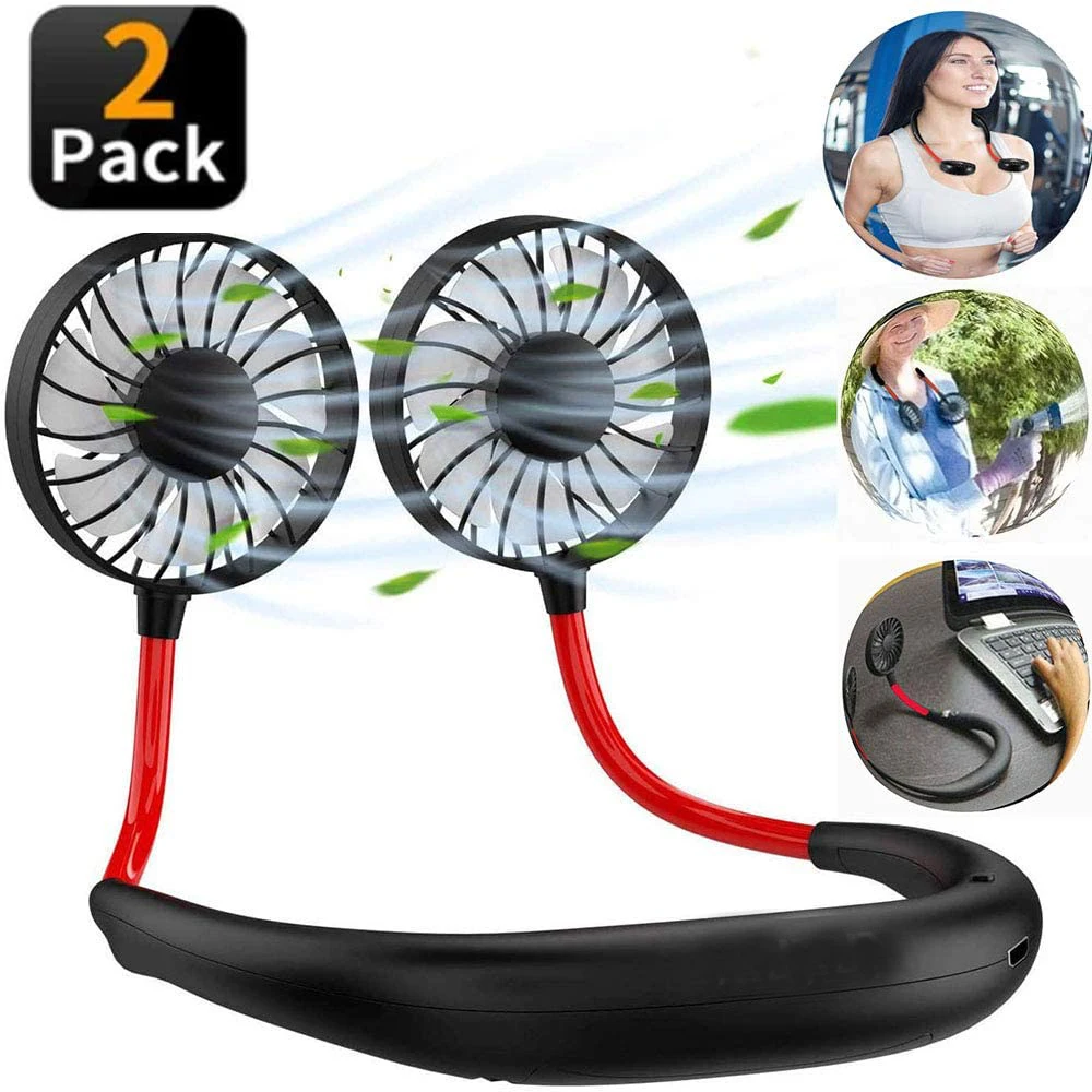 2 шт. подвесной мини воздухоохладитель с зарядкой от USB|Вентиляторы| |