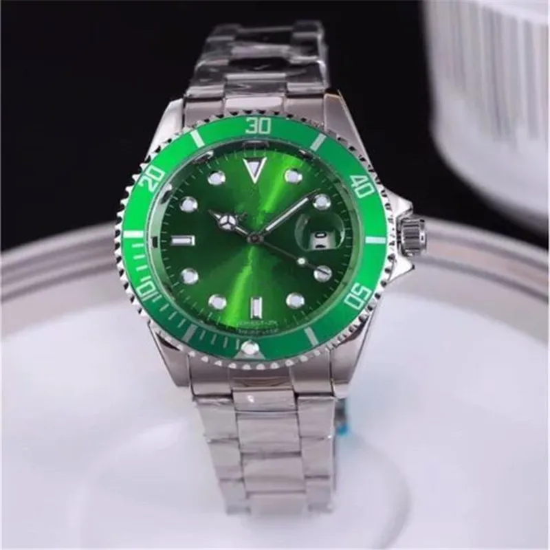 Relojes Hombre часы мужские модные кварцевые часы мужские s часы лучший бренд класса люкс бизнес часы Relogio Masculino Прямая - Цвет: Silver Green