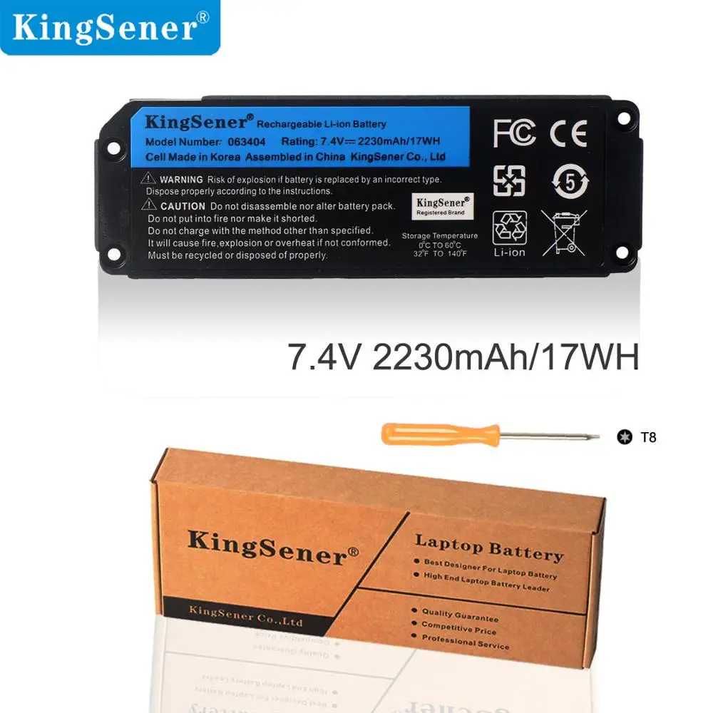 Kingsener 061384 061385 061386 063404 063287 Батарея Для BOSS SoundLink Mini Я Bluetooth Динамик Перезаряжаемые Батарея 7,4 V 17WH