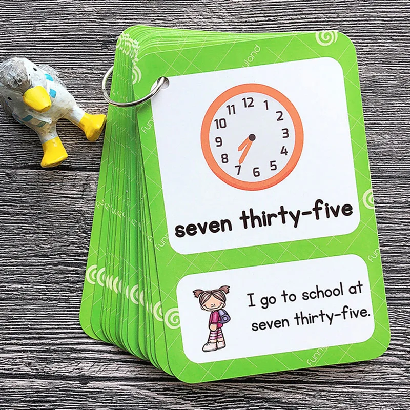 Часы с английским временем выражают ежедневное пожизненное предложение