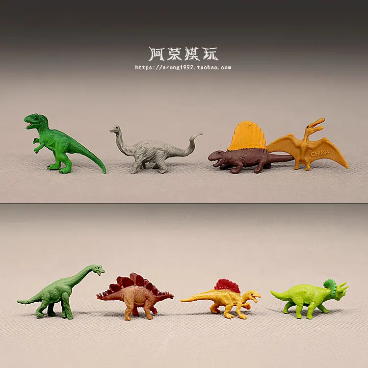 Модель динозавра Юрского периода миниатюрная фигурка 8 шт./компл. тираннозавр