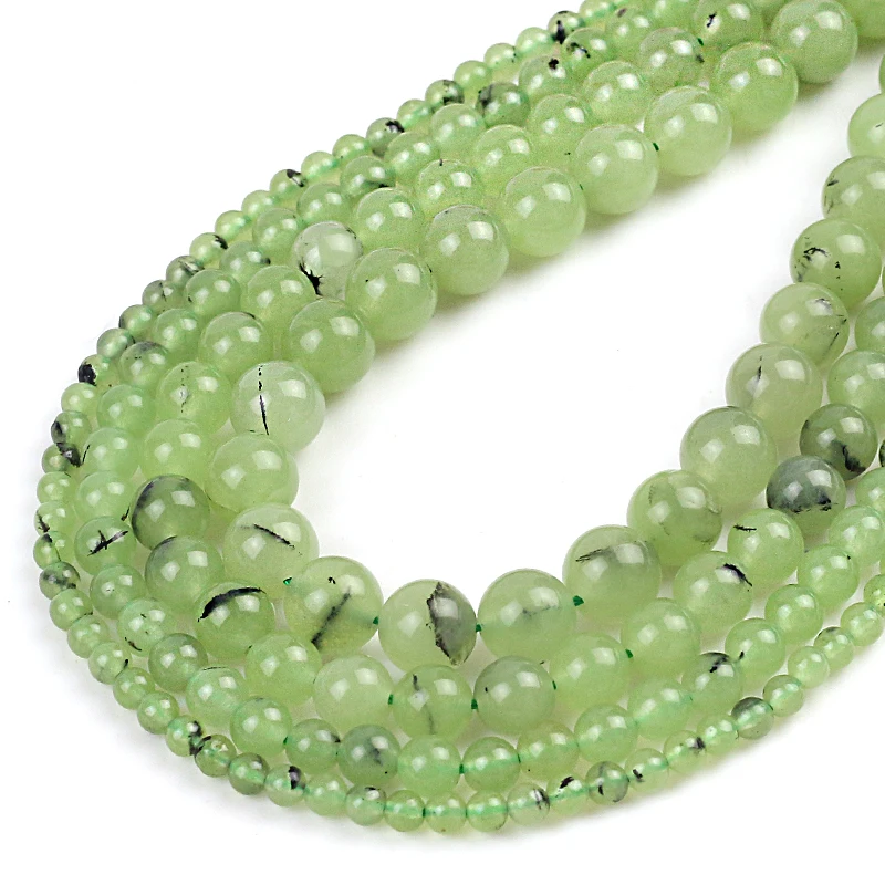 Оптовая продажа бусины из натурального камня граненые зеленого винограда