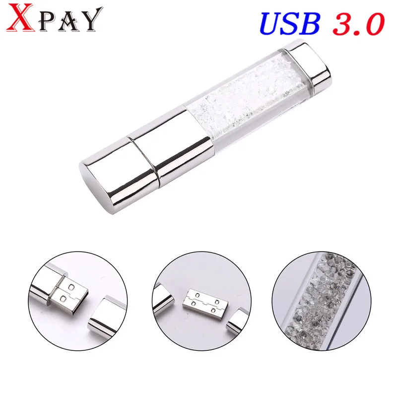 Кристаллические элементы USB флеш-накопители USB 3,0 флэш-накопитель U Диск флеш-накопитель 4 ГБ 8 ГБ 16 ГБ 32 ГБ 64 ГБ 128 ГБ творческие подарки