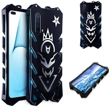 For OPPO A91 Luxury New Heavy Duty Armor Metal Aluminum Back Case For Realme X50 Pro X3 Superzoom X50M X50T Back Case
