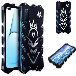 for oppo a91 luxury new heavy duty armor metal aluminum back case for realme x50 pro x3 superzoom x50m x50t back case free global shipping