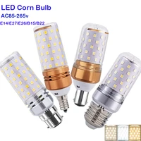 mini e26 e27 e14 b15 b22 led corn bulb 12w 16w chandelier bombillas led corn light for table desk lamp home indoor lighting 360%c2%b0