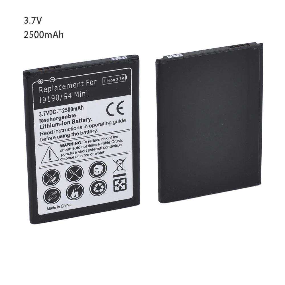 Мобильный телефон батареи 2500mAh для Samsung GALAXY S4 Mini Phone Battery перезаряжаемая литий