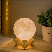 c2 led night light moon lamp battery powered 3d print creative star with stand gentle lighting home decorion children gift