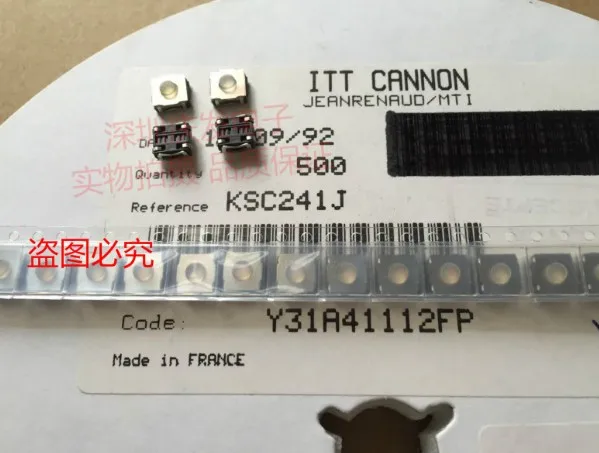 Импортный французский ITT сенсорный переключатель водонепроницаемый и