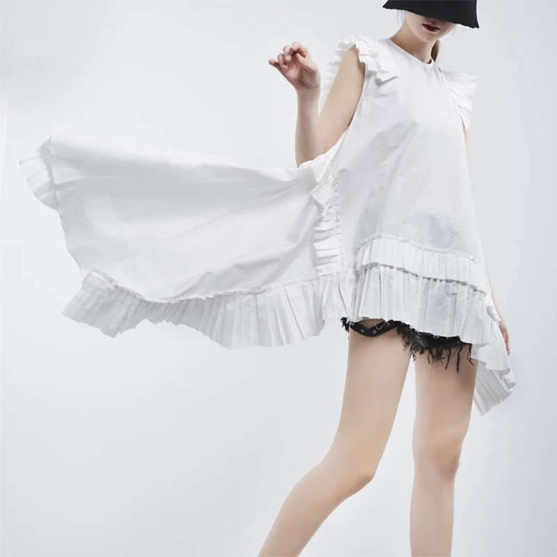 Женская юбка летняя 2020 новое необычное тяжелое обжимное индивидуальное с