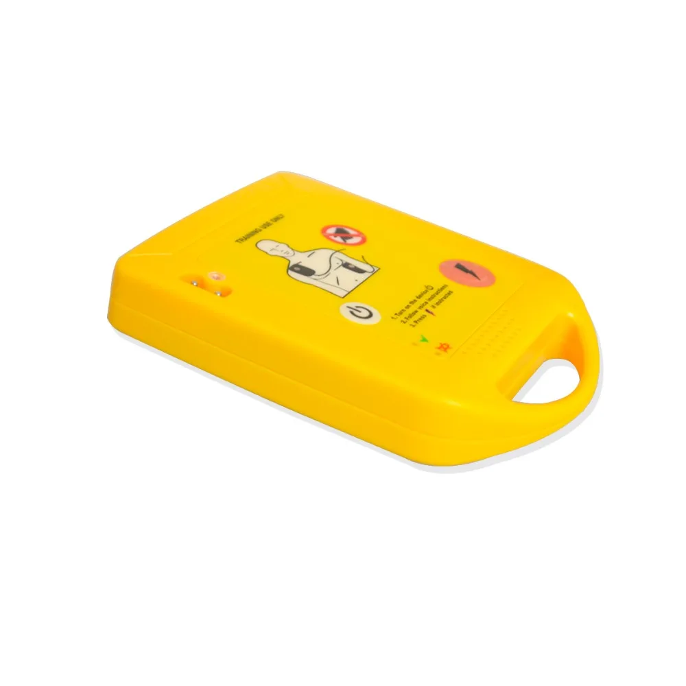 Mini AED Trainer Defibrillator XFT First Aid Training Kit Practice Study Emergency Machine In French+1 CPR Face Shield |