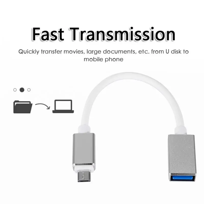 Micro USB OTG Cable Adapter Male to 3.0 Female for Xiaomi Redmi Samsung Tablet Android Adapters Converters | Мобильные телефоны и
