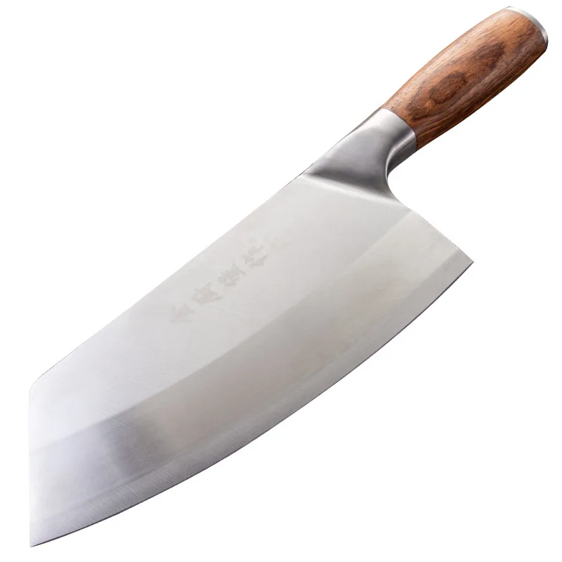 

4Cr13 Chef Knife 7 inch Chinese Kitchen Knives Meat Fish Vegetables Slicing Knife Super Sharp Blade Rosewood Cleaver