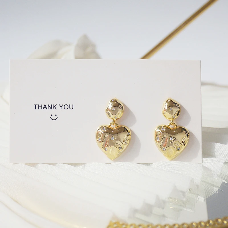 

Trendy Elegant 14K Real Gold Plated Jane CHIC Style Earrings for Women Top AAA Shiny Zircon S925 Silver Needle Stud Jewelry Gift