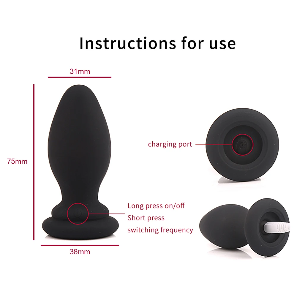 Sex Toy Fox Tail Anal Plug Vibrator Wireless Remote Vibrating Butt Anus Dilator For Couples Adult Game Cosplay Accessories | Красота и