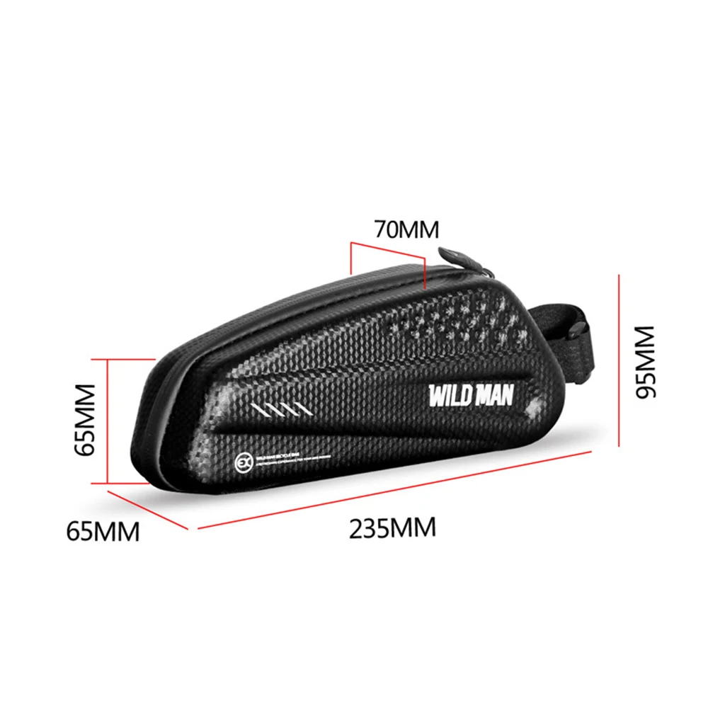 

WILD MAN Waterproof Bicycle Frame Bag Touchscreen Phone Case Cycling Bags Top Tube Handlebar Bicycle Bag Cycling Accessories