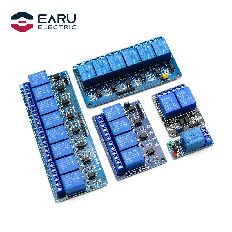 5V 12V 24V Relay Module With Optocoupler Output 1 2 4 6 8 16Way For Arduino PLC Automation Equipment Control | Обустройство дома